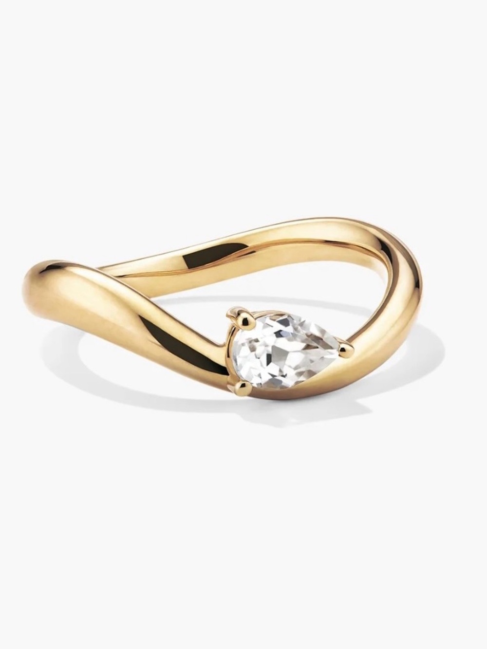 New in Box Mejuri Dome Figure Balance Ring size 7